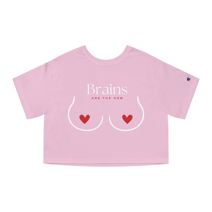 Brains Are The New Boobs Cropped Top