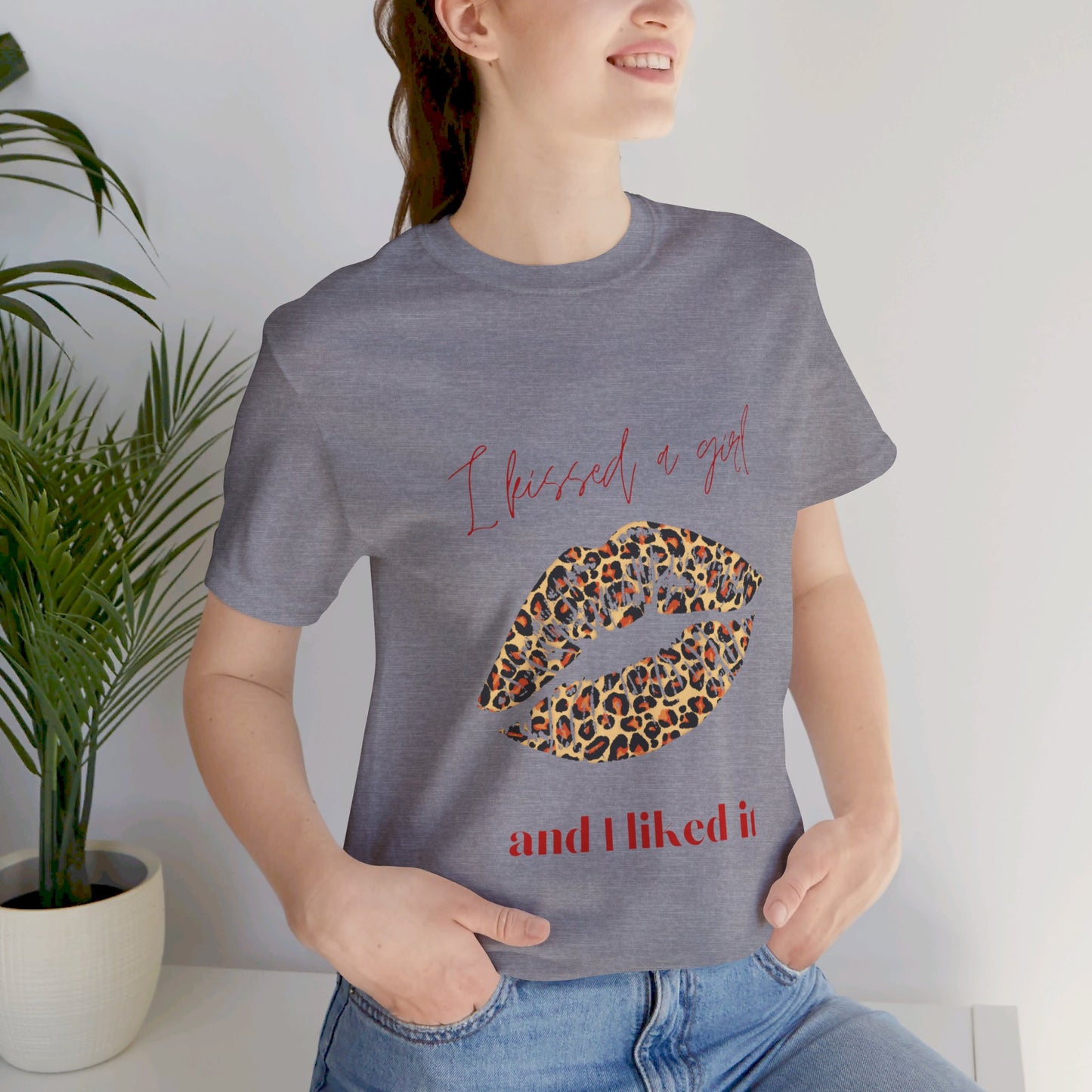 Leopard Lips Jersey Short Sleeve Tee