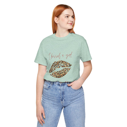 Leopard Lips Jersey Short Sleeve Tee