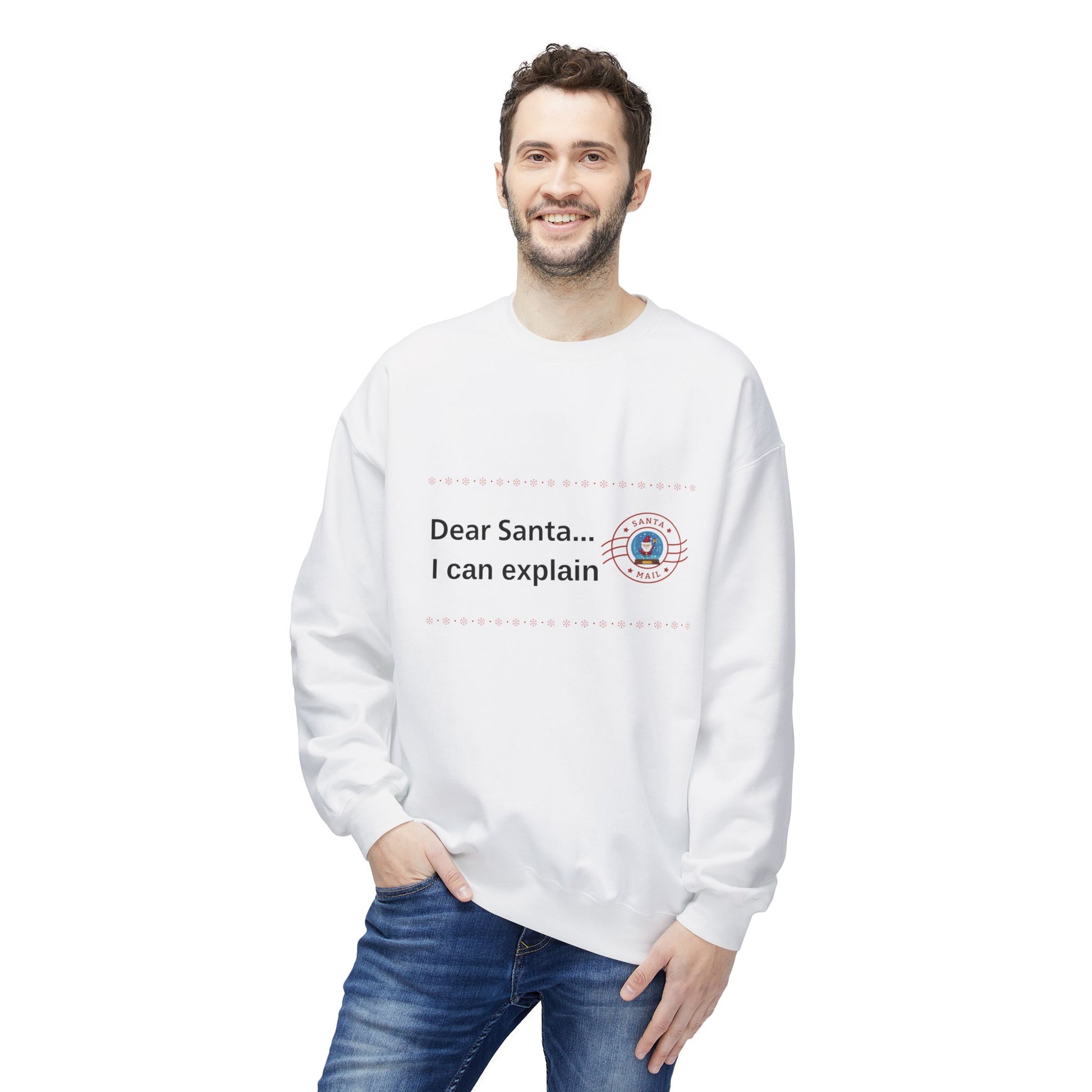 Dear Santa... I can explain Christmas Fleece Sweatshirt