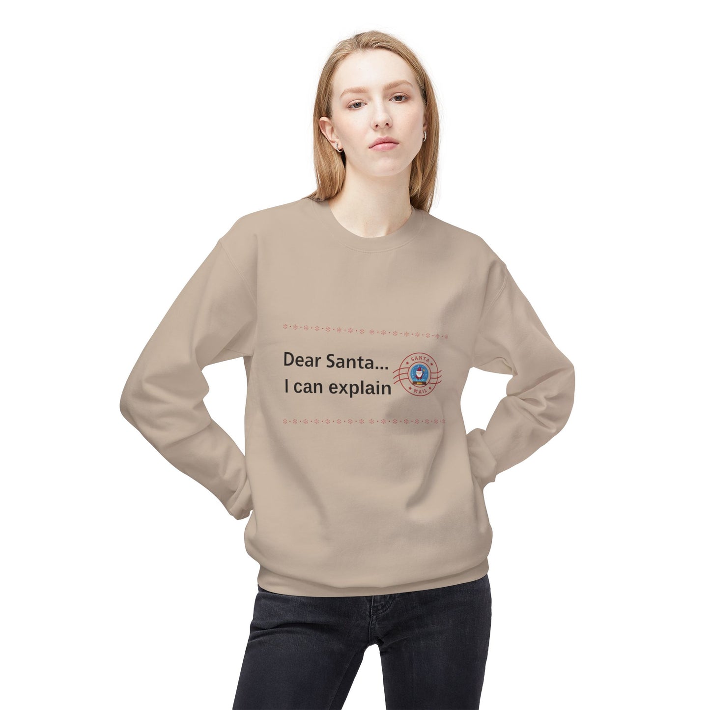 Dear Santa... I can explain Christmas Fleece Sweatshirt