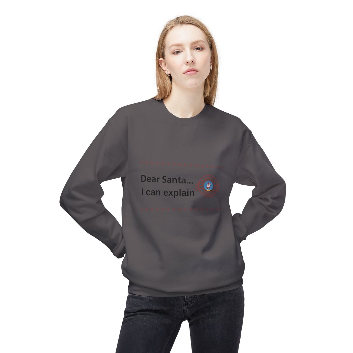 Dear Santa... I can explain Christmas Fleece Sweatshirt