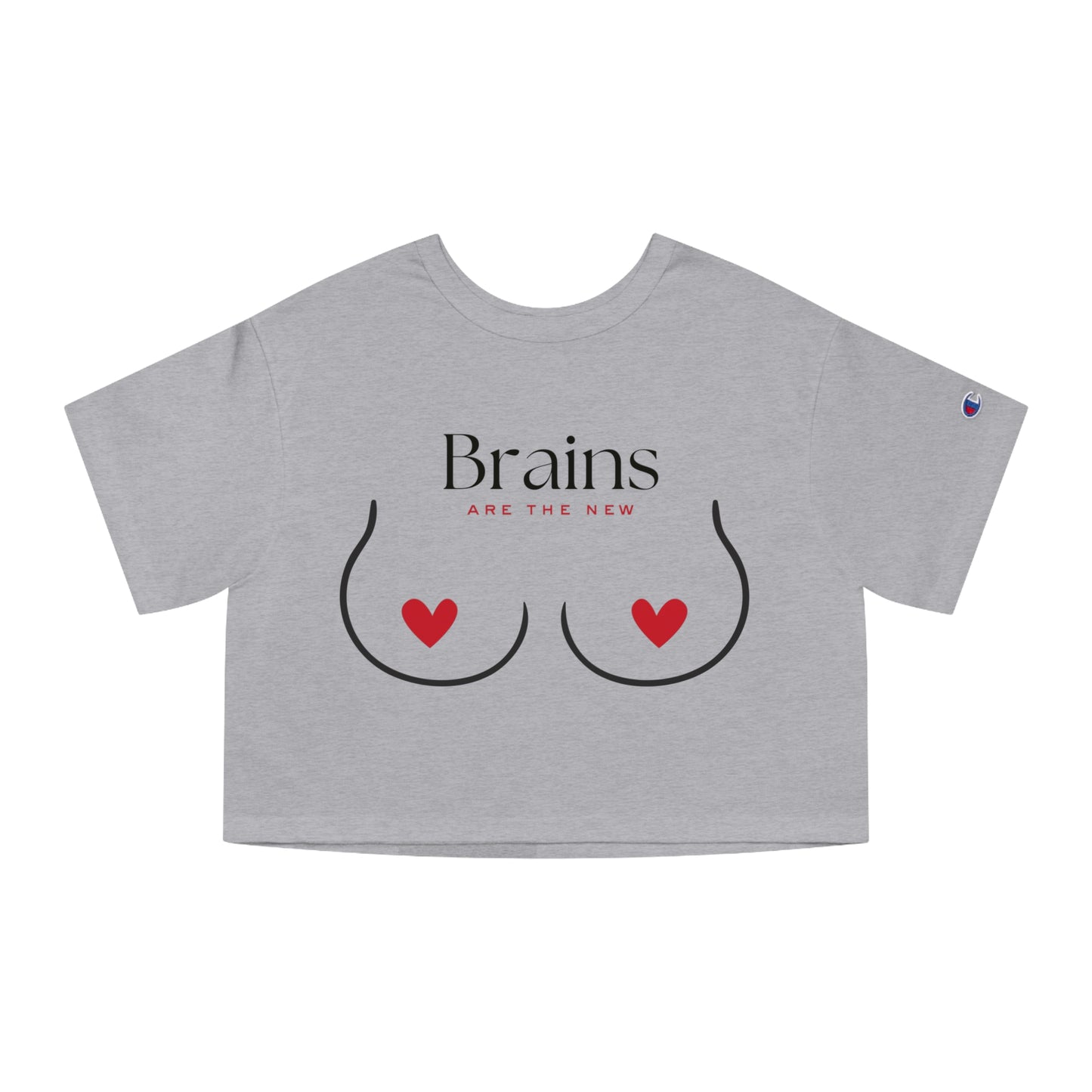 Brains Are The New Boobs Cropped Top