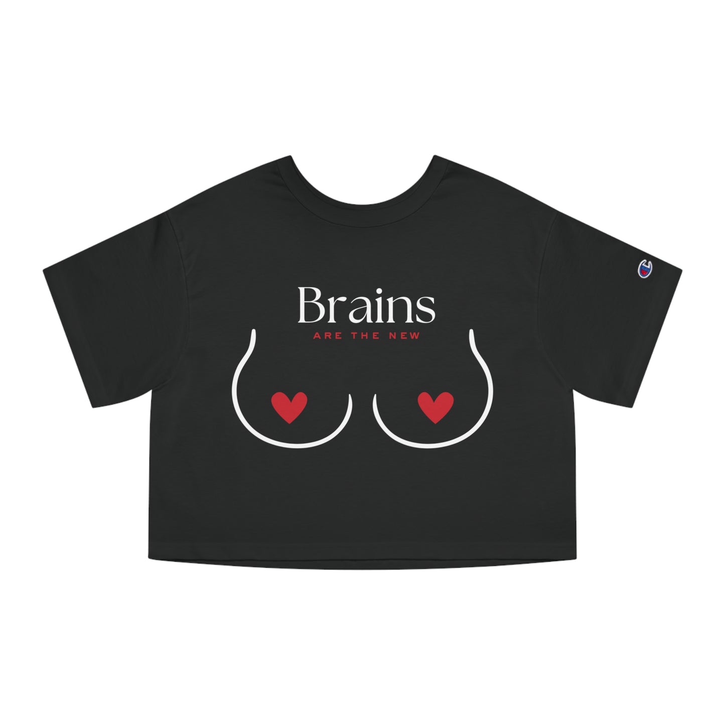 Brains Are The New Boobs Cropped Top