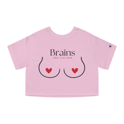 Brains Are The New Boobs Cropped Top