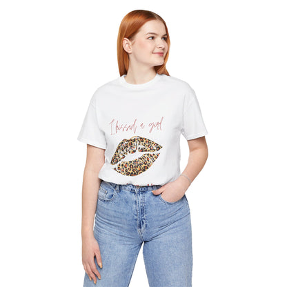 Leopard Lips Jersey Short Sleeve Tee