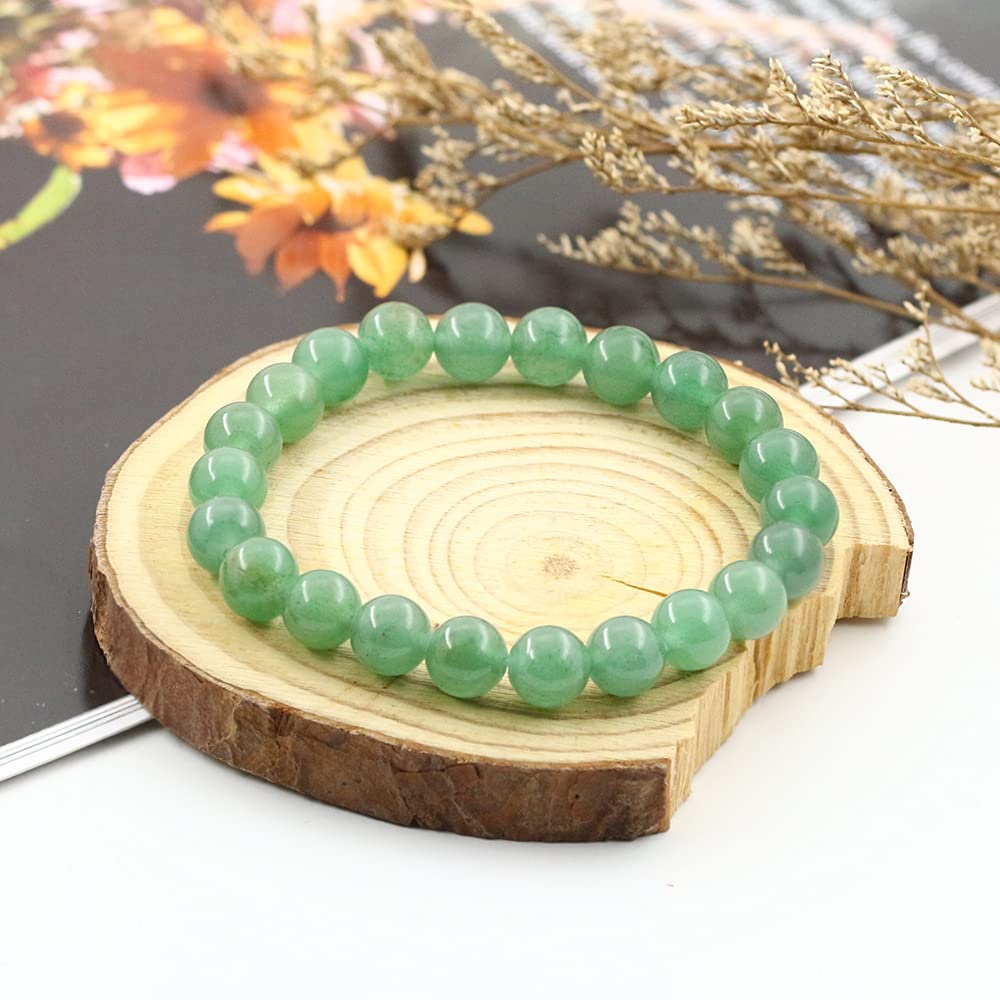 Crystal Bracelet,8mm Natural Gemstone Bead Bracelet,Healing Crystal Bracelet for Women Men