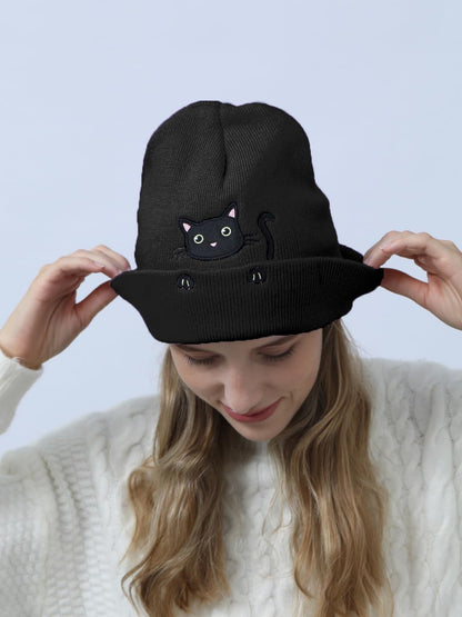 Cute Cat Beanie Knitted Hats for Women Girls