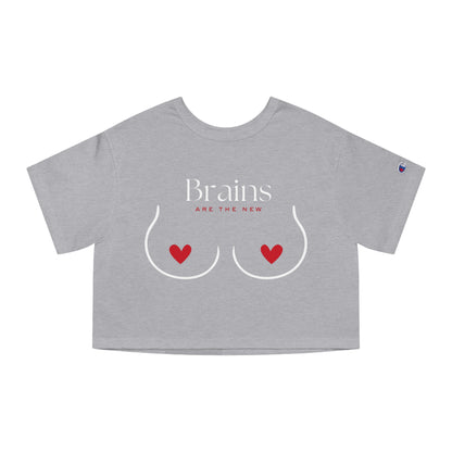 Brains Are The New Boobs Cropped Top