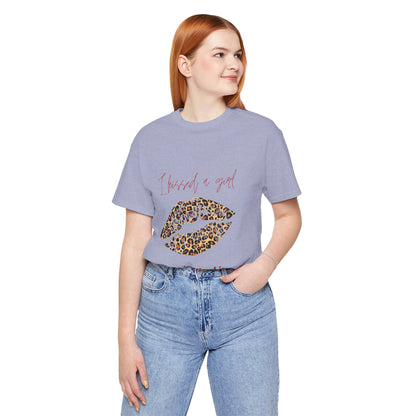 Leopard Lips Jersey Short Sleeve Tee