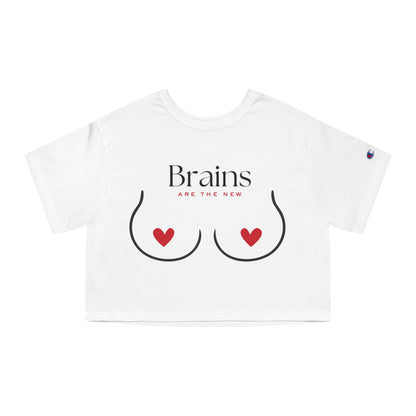 Brains Are The New Boobs Cropped Top