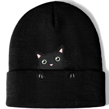 Cute Cat Beanie Knitted Hats for Women Girls