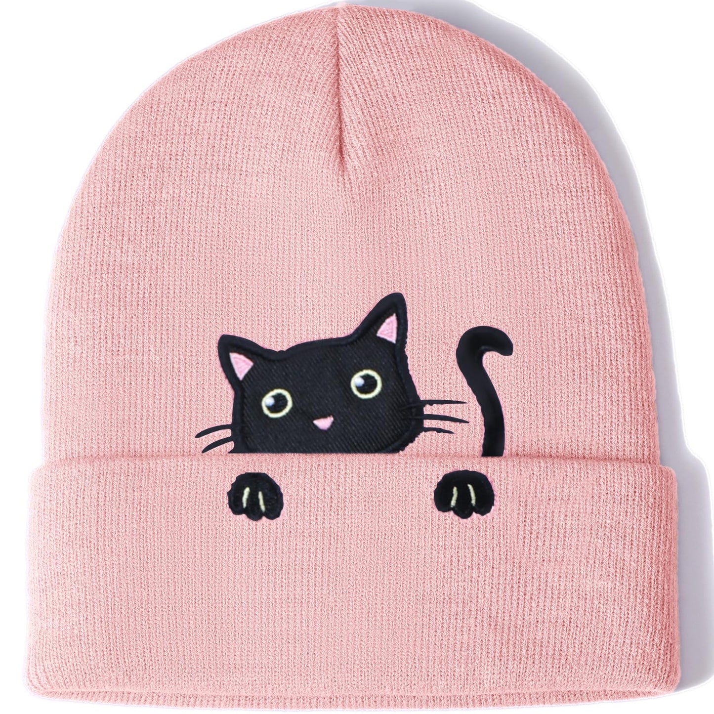 Cute Cat Beanie Knitted Hats for Women Girls