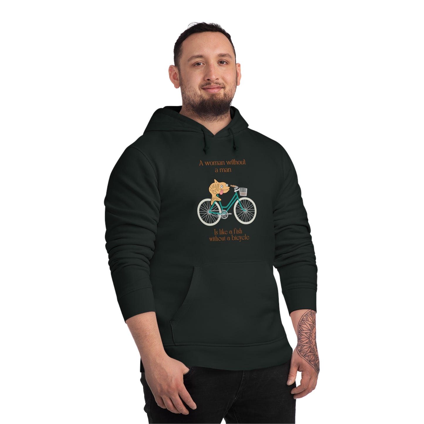 Fish Without a Bicycle Hoodie