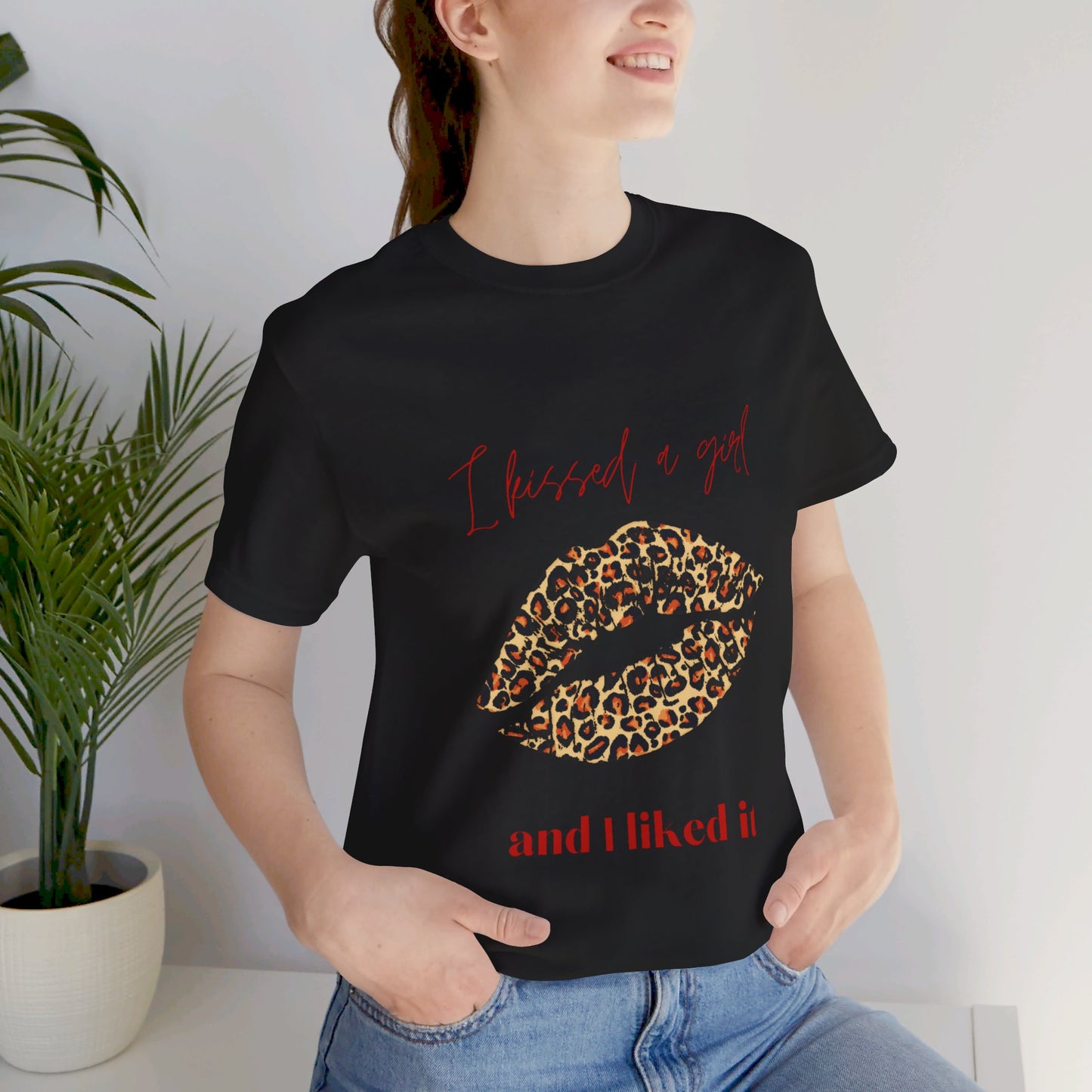 Leopard Lips Jersey Short Sleeve Tee